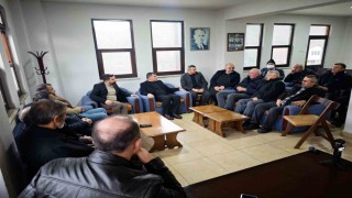Öztürk ve Koç sahada incelemelerde bulundu