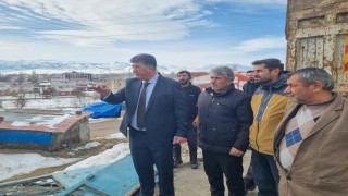 Pasinler Belediyesinden metruk bina yıkımı