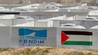 Pendik Belediyesi Gazzede 600 kişilik çadır kent kurdu