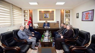 Rektör Kibar Sarıgölde temaslarda bulundu