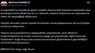 RTÜK Başkanı Danişten Zonguldakta meydana gelen maden kazası için yayıncı kuruluşlara uyarı