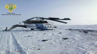 Rusyada Mi-8 helikopteri sert iniş yaptı