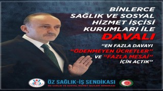 Sağlık ve sosyal hizmet işkolunda en fazla dava ‘ödenmeyen ücretler ve ‘fazla mesai için açıldı
