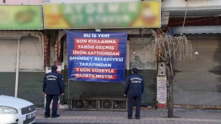 Şahinbeyde son kullanma tarihi geçmiş ürün sattığı tespit edilen iki iş yeri kapatıldı