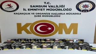 Samsunda 11 bin 200 adet makaron ele geçirildi