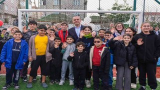 Sancaktepede Yaşar Kemal Yürüyüş Yolu ve Spor Alanı hizmete açıldı