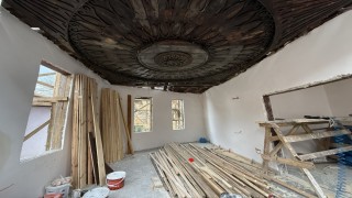 Saraylıdaki tarihi yapının restorasyonunda sona geliniyor