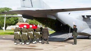 Şehit F-16 pilotunun cenazesi memleketine uğurlandı