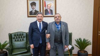 Şehit ve gazi ailelerinden Vali Yılmaza ziyaret