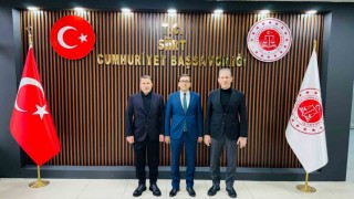 Siirt TSO Başkanı Güven Kuzu, Başsavcı Yasin Coşkun ile bir araya geldi