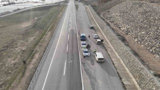 Simavda drone destekli trafik denetimi gerçekleştirildi