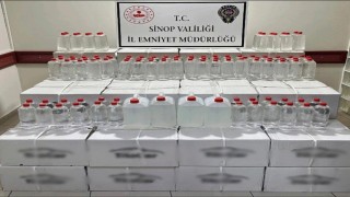 Sinopta 1080 litre etil alkol ele geçirildi: 1 gözaltı