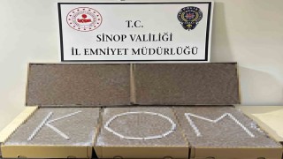 Sinopta 27 bin dal dolu makaron ele geçirildi