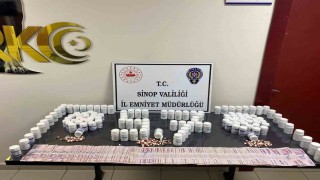 Sinopta 6 bin 245 uyuşturucu hap ele geçirildi: 2 tutuklama