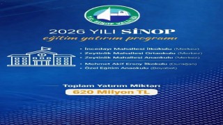 Sinopta eğitime 620 milyon TLlik yatırım