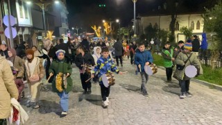 Sinopta Kandil Alayı yürüyüşü
