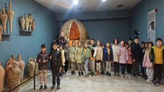 Sinopta minik öğrenciler müzede keşfe çıktı