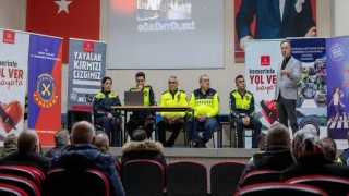 Sinopta okul servis şoförlerine trafik güvenliği eğitimi