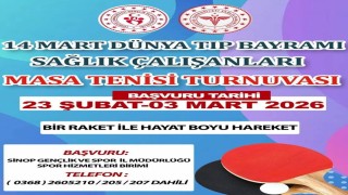 Sinopta sağlık çalışanları sporla buluşuyor
