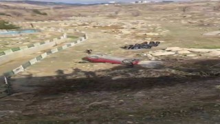Şırnakta kontrolden çıkan otomobil şarampole uçtu: 1 yaralı