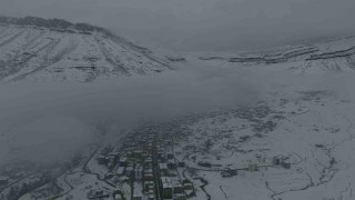 Sisle kaplanan Derecik dronla görüntülendi