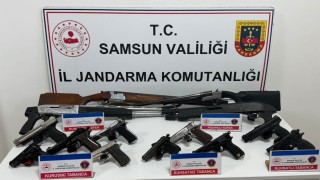 Sosyal medyada silahla ateş eden 6 kişi silahlarıyla yakalandı