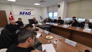 Tekirdağ AFADda Trakya belediyeleriyle afet riskleri değerlendirmesi