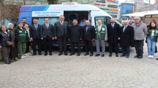 Tekirdağda mobil sigara bırakma aracı hizmete girdi