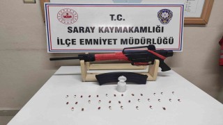 Tekirdağda uyuşturucu ve silah operasyonu: 4 gözaltı
