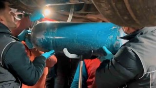 Tekirdağda yakıt tüplerine zulalanmış 24 kilo 500 gram skunk ele geçirildi