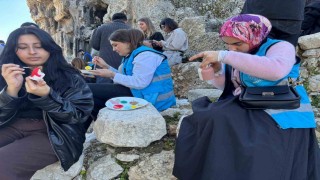 Tlos Antik Kentinde tarih sanatla canlandı
