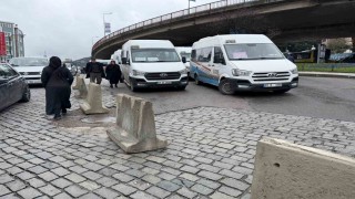 Trabzonda şehir içi ulaşımda durak gerginliği