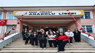 Türkeli Anadolu Lisesinden il üçüncülüğü başarısı