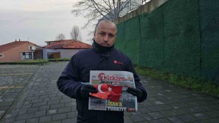 Türkiye Gazetesi dağıtıcısından duygulandıran hareket