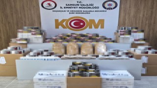 Tütün operasyonunda iş yeri ve depoya baskın