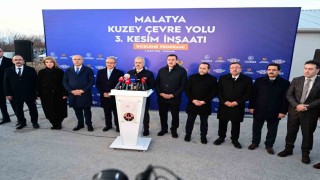 Ulaştırma ve Altyapı Bakanı Uraloğlu, Malatya Kuzey Çevre Yolu şantiyesinde inceleme yaptı
