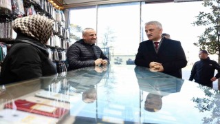 Vali Makas esnafla hasbihal etti