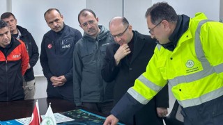 Vali Serdengeçti, Savrun Barajında İncelemelerde Bulundu