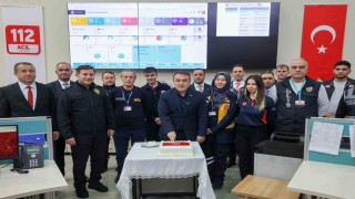 Vali Sözer 112 Acil Çağrı Merkezinde incelemelerde bulundu