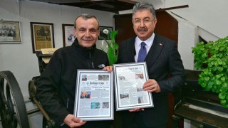 Vali Yılmaz’a Çerçeveli Gazete Sürprizi