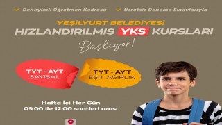 Yeşilyurt Belediyesi Hızlandırılmış YKS Kursları başladı