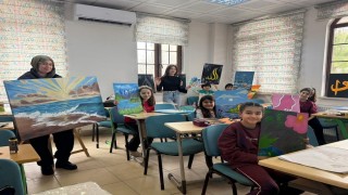 Yeşilyurt Belediyesinden çocuklara sanat dolu bir yolculuk