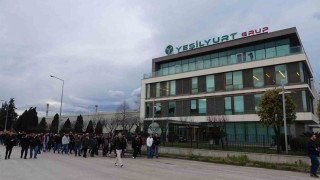 Yeşilyurt Demir-Çelik işçilerinden yapılan zamma yürüyüşlü protesto