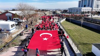 Yeşilyurtta Tek Bayrak, Tek Vatan Gençlik bayrak yürüyüşü