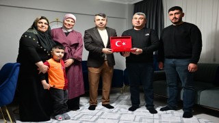 Yıldırım Belediye Başkanı Yılmaz, iftarda şehit er Samet Çaldırın ailesine misafir oldu