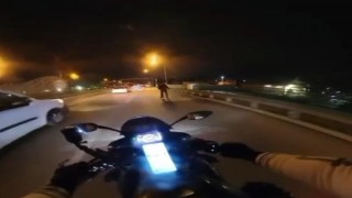 Yola atlayan yaya tehlikeli anlar yaşattı
