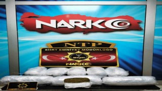 Yolcu otobüsünde 9 kilo kubar esrar ele geçirildi: 1 tutuklama