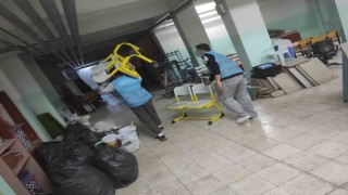 Yükümlüler ara tatilde 6 okulu temizledi