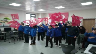 Zabıtadan bayrak sevgisine destek