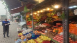 Zabıtadan manav denetemi